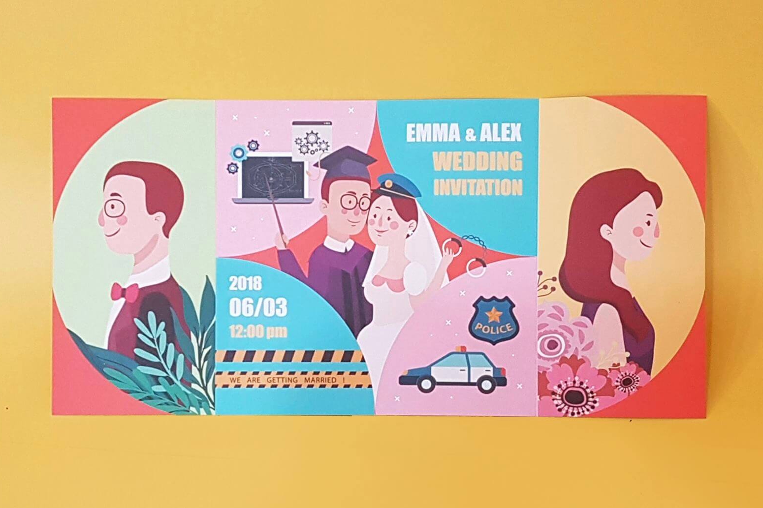 Wedding Card｜EMMA & ALEX Wedding Invitation
